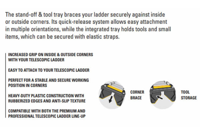 Stanley Stand-Off and Tool Tray (Model SXLDTL-011)