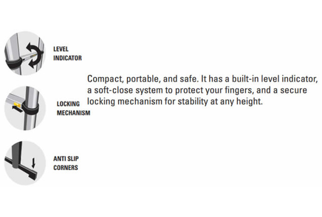 STANLEY Premium Telescopic Ladder (Model SXLDTL-005)