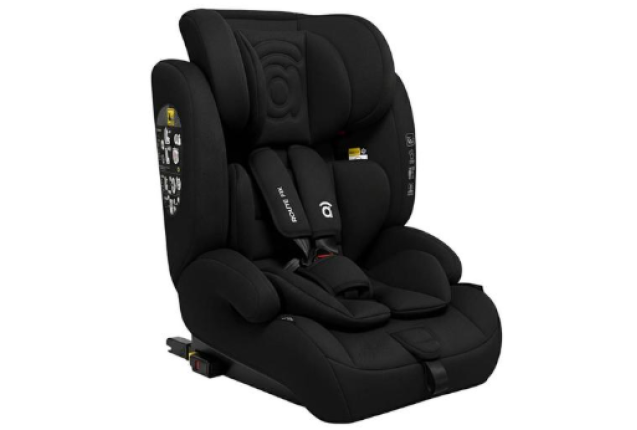 Car Seat 76–150cm Routefix Black