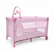 Travel Cot Complet Duo Hedgehog Pink
