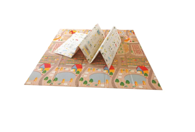 Folding Play Mat 200 x 180 Farm-City x 6