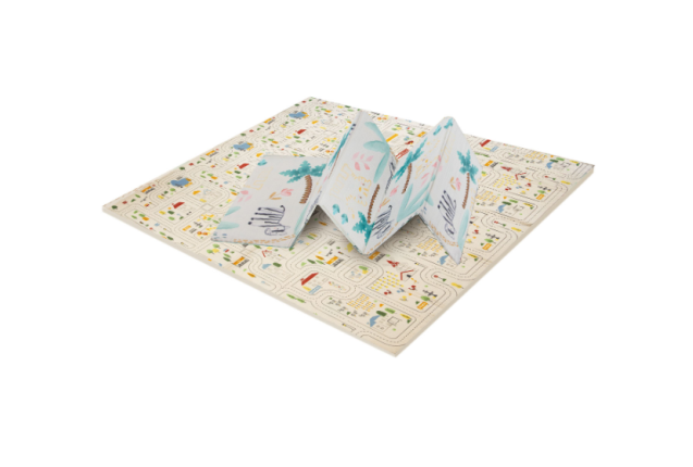 Folding Play Mat 200 x 180 Animals-City x 6