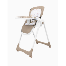 High Chair With Wheels Rice beige