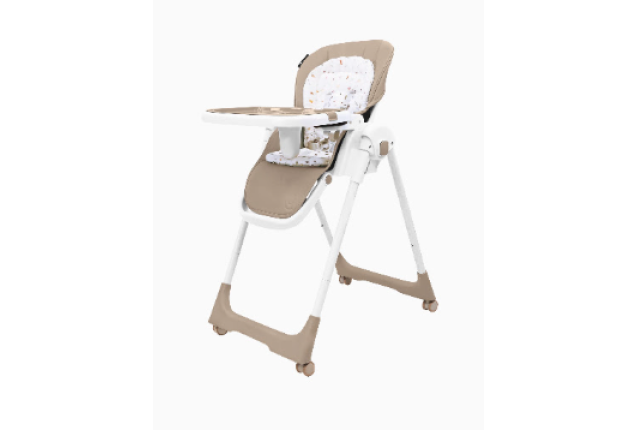 High Chair With Wheels Rice beige