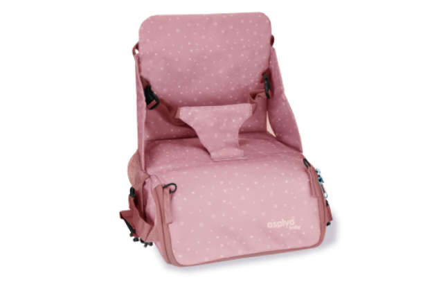 Bag - Go Anywhere Booster Hummus Pink x 6