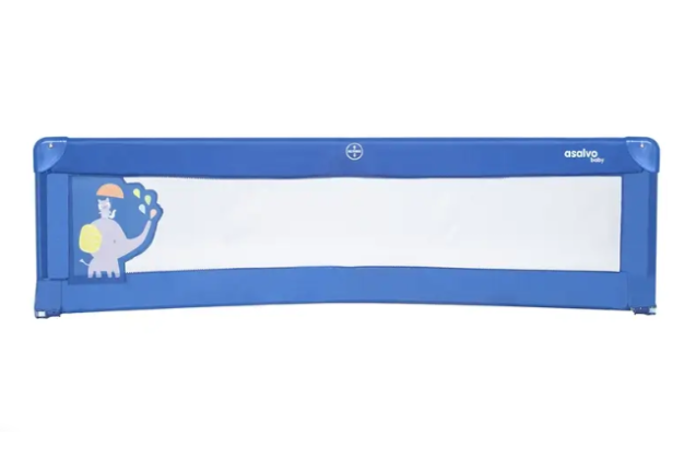 Bed Rail 150cm Elephant Blue x 6