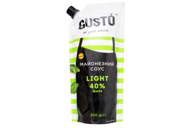 Gustó Mayonnaise Sauce - Light (300 g) x 30