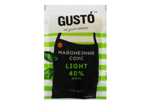 Gustó Mayonnaise Sauce - Light (170 g) x 25
