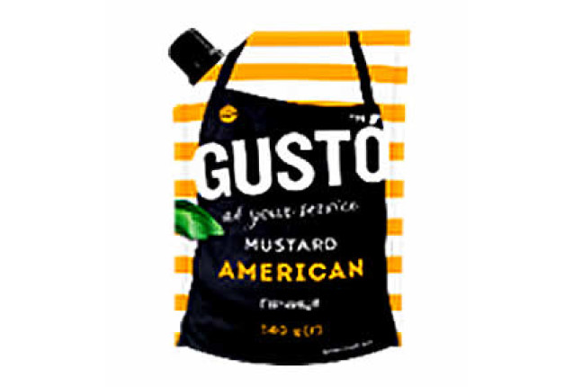 Gustó Mustard - American (140g) x 30