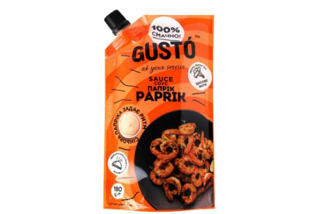 Gustó Mayonnaise Sauce - 30% Paprika (180g) x 20
