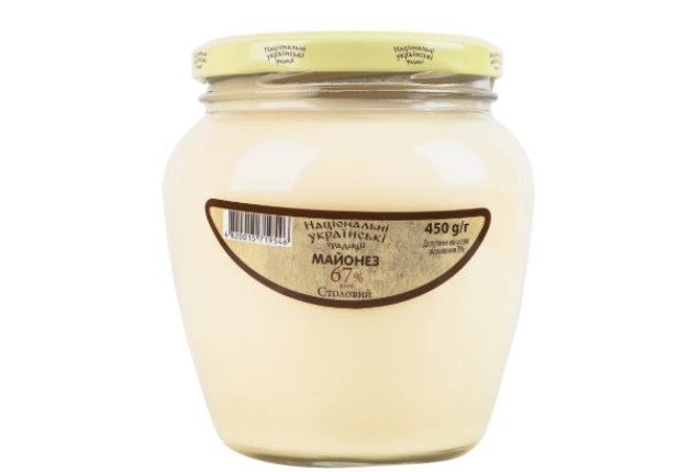 NUT Mayonnaise Stolovyy - 67% Sunflower Oil (450g) x 6 1