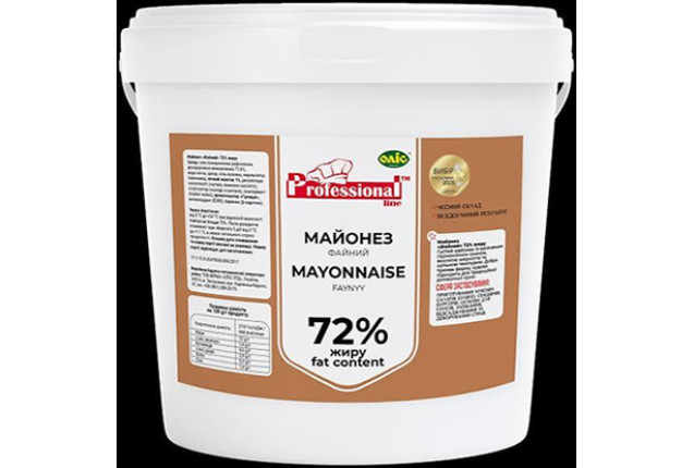 Professional Line Mayonnaise Faynyy - 72% (4.5 L)