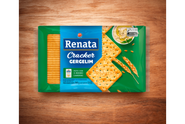 Biscuit Renata Cracker - Gergelim (360g) x 20