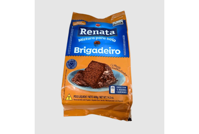 Cake Mix Renata – Brigadeiro – Chocolate Mousse (400g) x 12