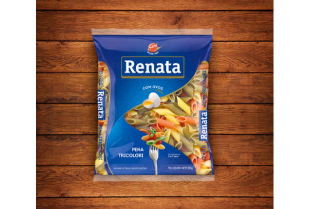Tri-Color Pasta W/ Eggs - Renata - Penne Tricolori (500g) x 20