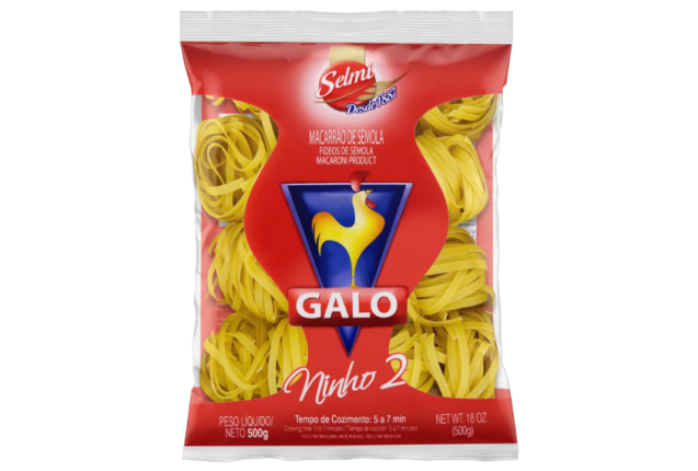 Semolina Pasta - Galo "Red" - Nest 2 (500g) x 20