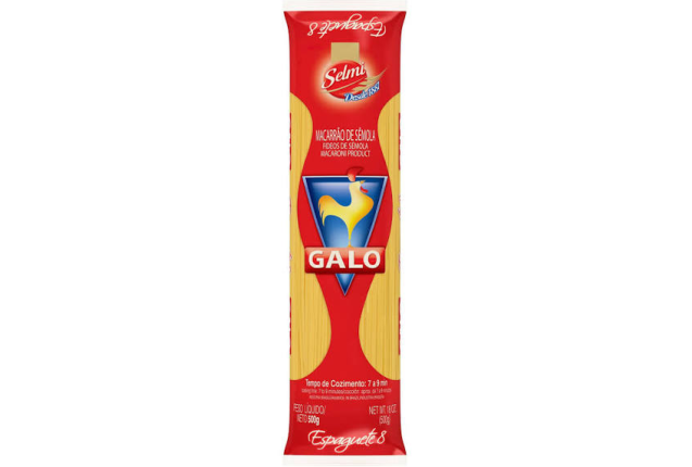 Semolina Pasta – Galo "Red" – Spaghetti 8 (500g) x 30