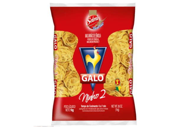 Semolina Pasta - Galo "Red" - Nest 2 (1 Kg) x 10