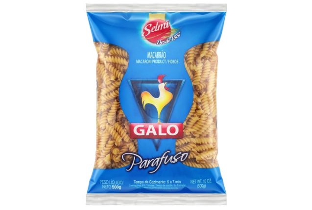 Semolina Based Pasta – Soft Grain – Galo "Blue" – Fusilli 2 (500g) x 20