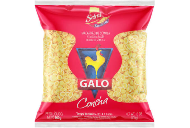 Semolina Pasta - Galo "Red" - Conchigliete 1 (500g) x 20