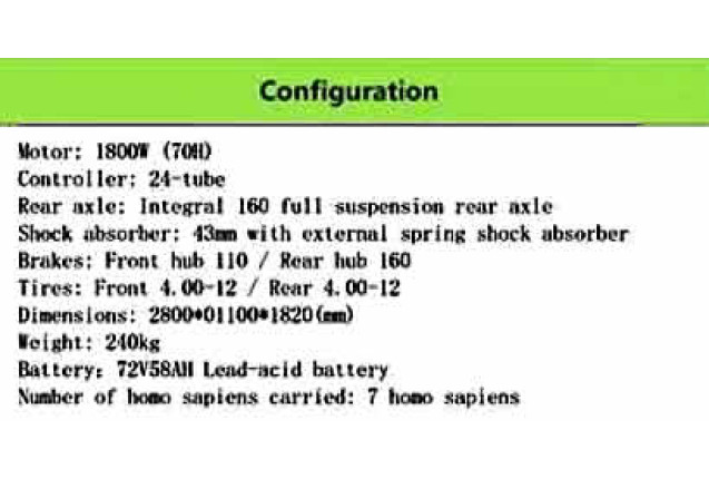 Electric Tricycle (Model: Tula Keke) | Lead-Acid Battery Version