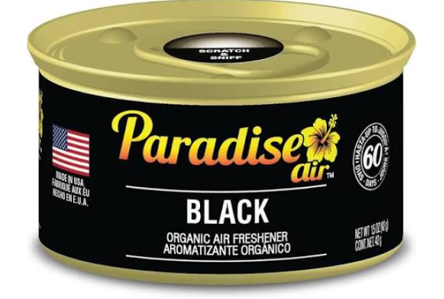 Paradise Air Organic Can Air Freshener - Black (216 Pcs)