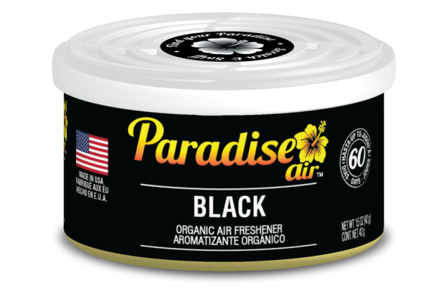 Paradise Air Organic Can Air Freshener -Black (144 pcs)