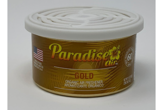 Paradise Air Organic Can Air Freshener - Gold (216 Pcs)