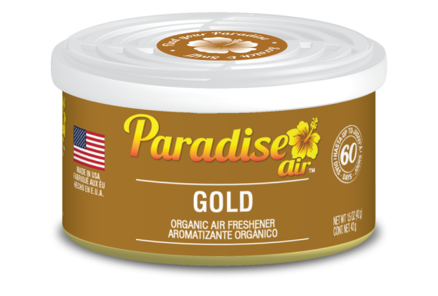 Paradise Air Organic Can Air Freshener -Gold(144 pcs) 1