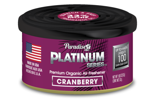 Platinum Series Organic Air Freshener - Cranberry (144 pcs)