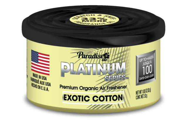 Platinum Series Organic Air Freshener - Exotic Cotton (144 pcs)