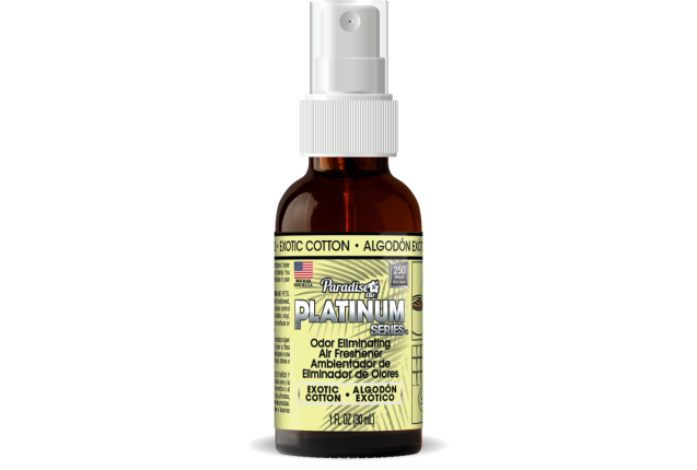 Platinum Series Odor Eliminating Air Freshener Spray - Exotic Cotton (150 pcs)