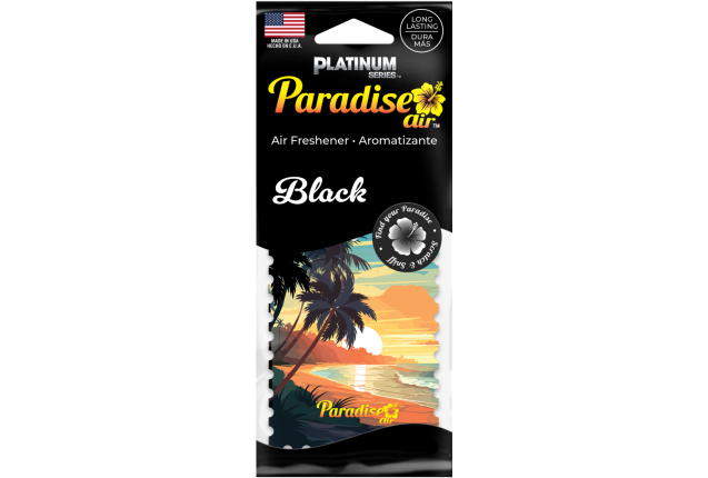 Platinum Series Hanging Paper Air Freshener - Black (288 pcs)