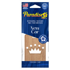 Paradise Air Hanging Wood - New Car (160 Pcs)