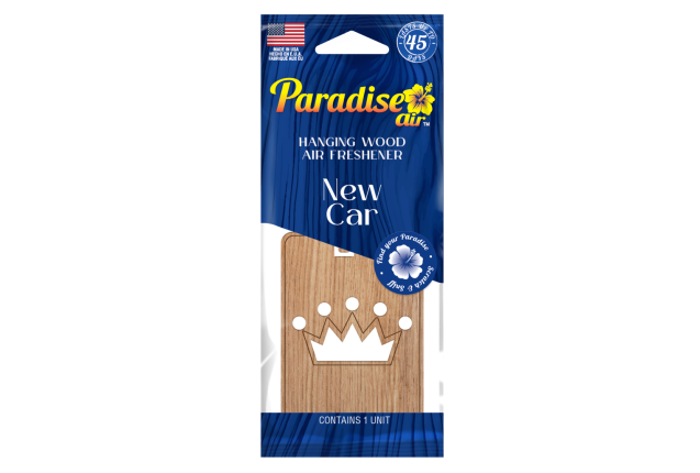Paradise Air Hanging Wood - New Car (160 Pcs)