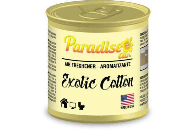 Paradise Air Passive Liquid Can Air Freshener - Exotic Cotton (48 Pcs)