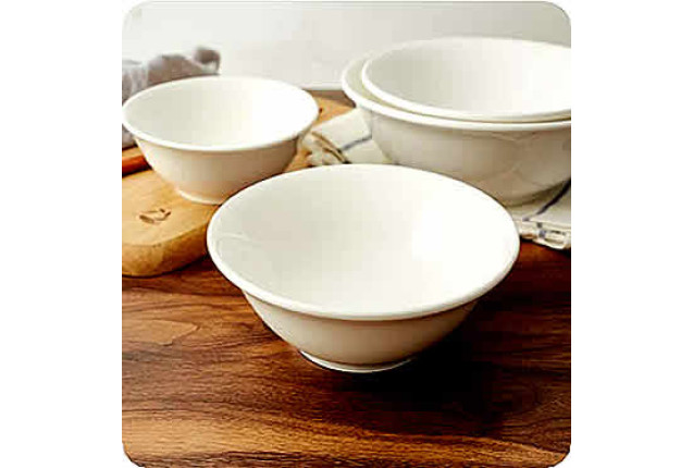 6 inch Deep Ceramic Bowl - Model WMR267039 (80 pcs)