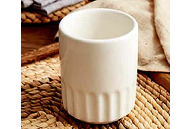 Half Pattern Cup Ceramic - Model WMR267048 (150 pcs)