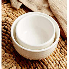 3.5 inch Ceramic Pattern Sauce Dish - Mo