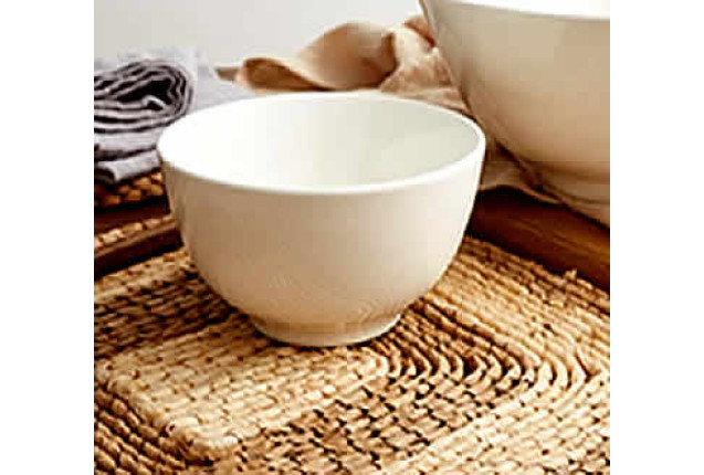 9 inch Straight Rim Ceramic Bowl - Model WMR267018 (20 pcs)