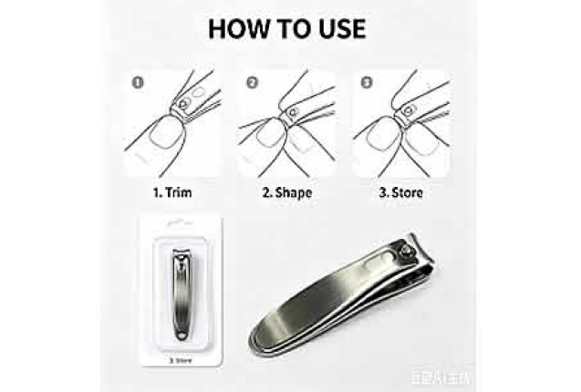 Classic Stainless Steel Nail Clipper (Model WM-CL01) 1