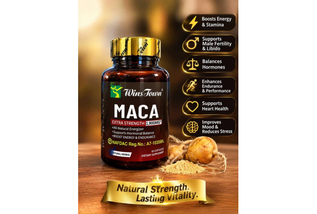 MACA Capsules - 0.6g (60 per Bottle)