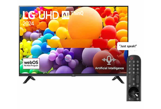 LG 55 Inch UT73 Series AI ThinQ webOS Smart with Active HDR 4K UHD LED TV