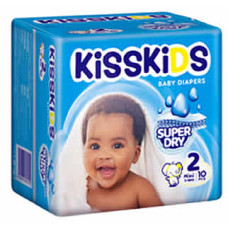 KissKids Super Baby Diapers (S