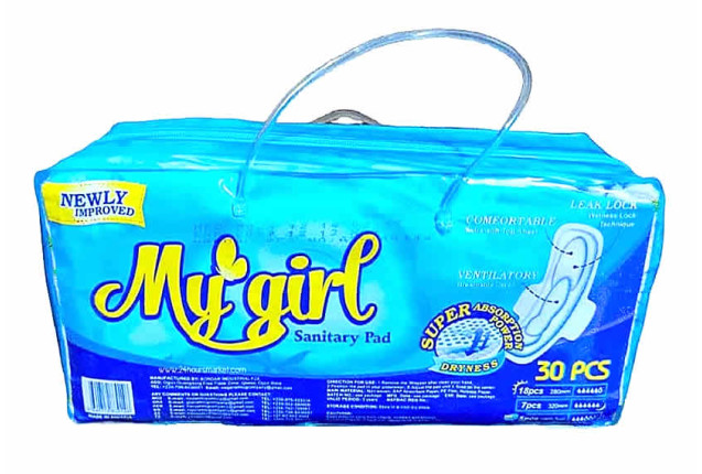 Zip My Girl 30 by 24 Sanitary Pad