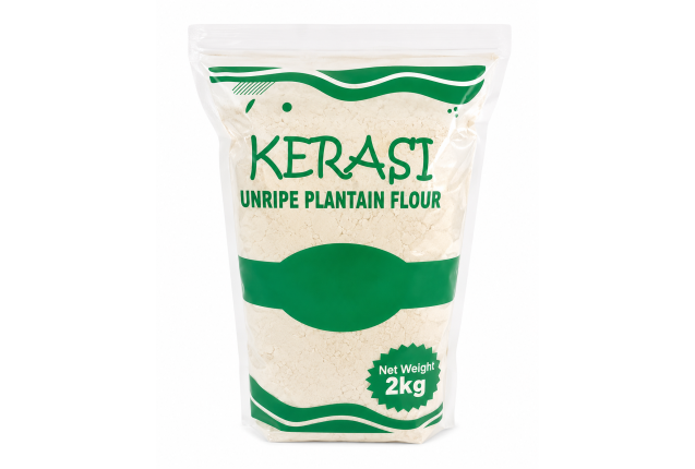 Kerasi Unripe Plantain Flour 2kg x 5