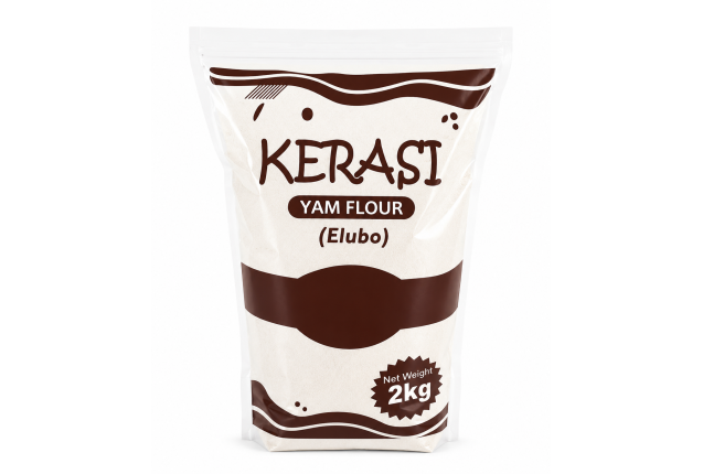 Kerasi Yam Flour (Elubo) 2kg x 10