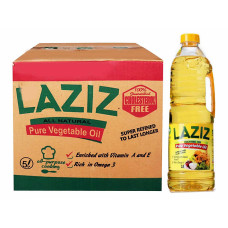LAZIZ Vegetable Oil (3L) x 6