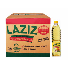 LAZIZ Vegetable Oil (1.6L) x 6