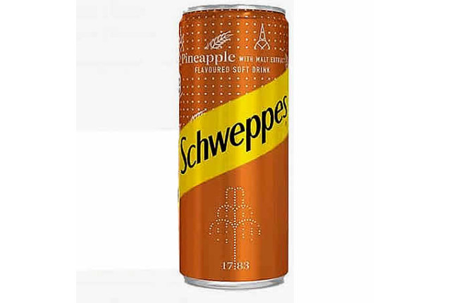 Schweppes Pineapple Soft Drink CAN (33CL) Pack